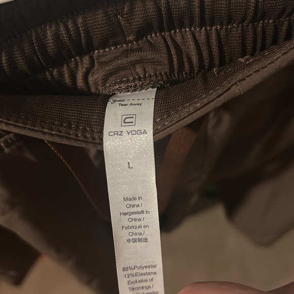 CRZ yoga mens shorts brown pair - Picture 3 of 3